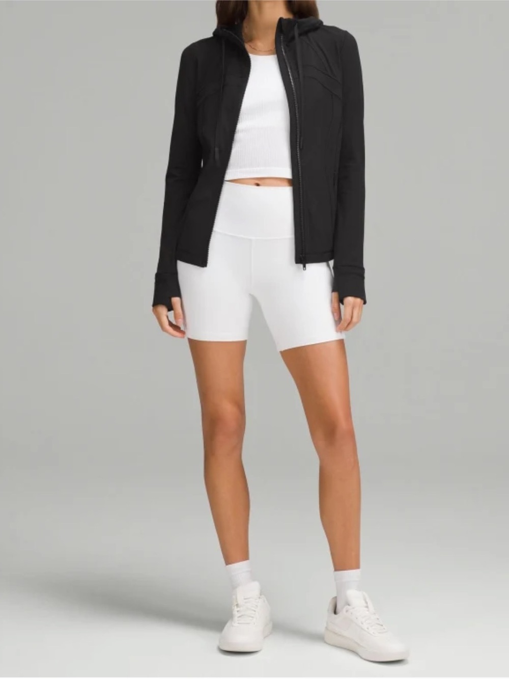 lululemon athletica Women's Black Lightweight Hooded Jacket